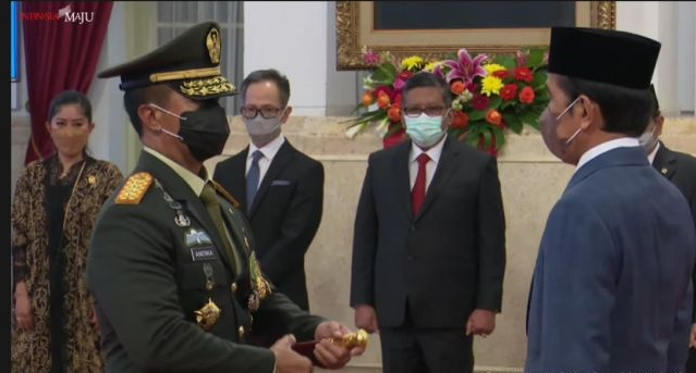 Jenderal Andika Perkasa Resmi Jadi Panglima TNI